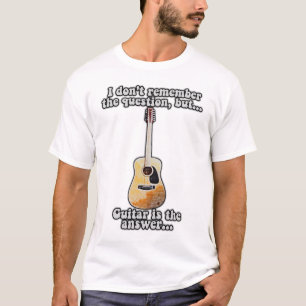 Ein tolles Zitat für Gitarrenspieler. Vintag farbe T-Shirt