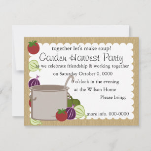 Ein Topf Suppe Einladung
