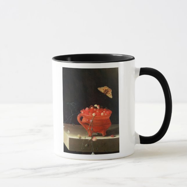 Ein Topf Walderdbeeren Tasse (Rechts)