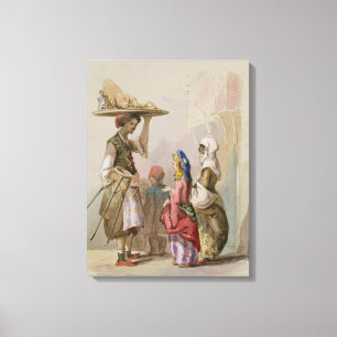 Ein Topfverkäufer, c.1855 Leinwanddruck