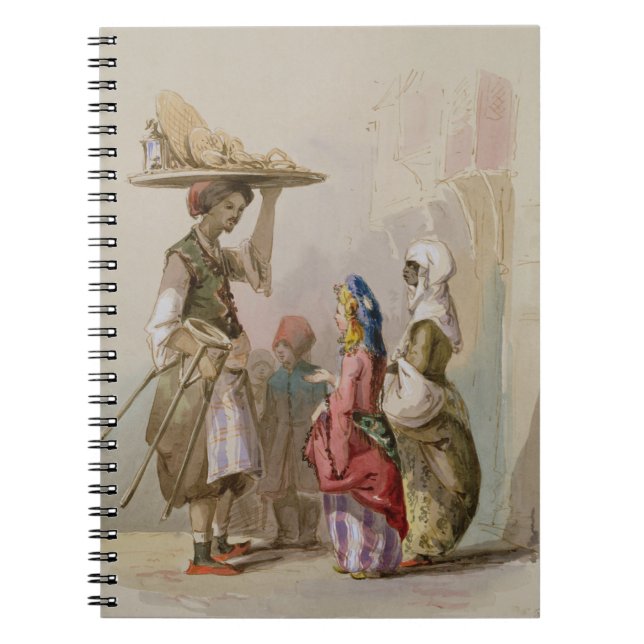 Ein Topfverkäufer, c.1855 Notizblock (Vorderseite)
