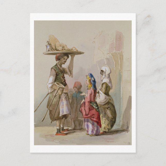 Ein Topfverkäufer, c.1855 Postkarte (Vorderseite)