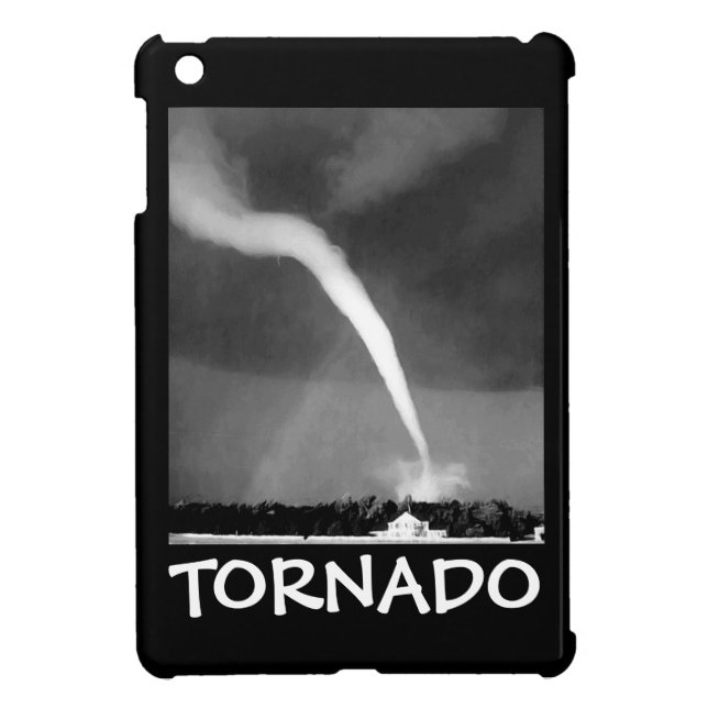 Ein Tornado iPad Fall Mini Hülle (Hinten)
