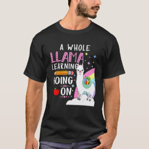 Ein totales Llama-Lernen im Gange  Zurück zur Schu T-Shirt