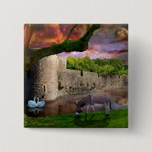 Ein Traum des Hochsommers Nacht Button