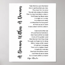 Ein Traum im Traumgedicht von Edgar Allan Poe