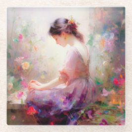 Ein Traum von Blume Glasuntersetzer