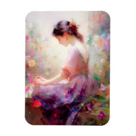 Ein Traum von Blume Magnet