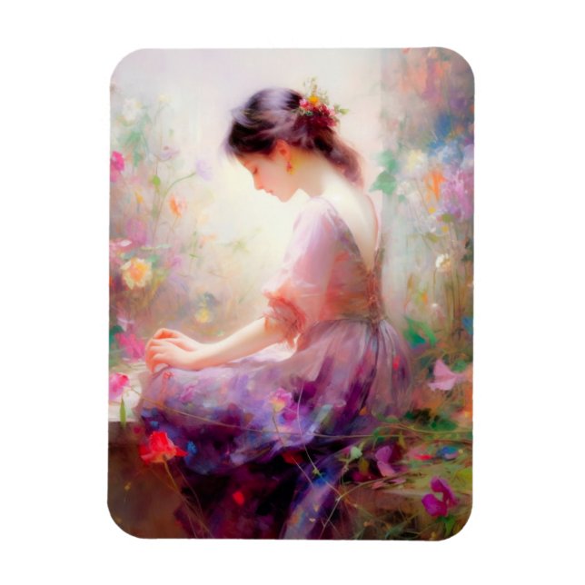 Ein Traum von Blume Magnet (Vertikal)