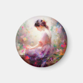 Ein Traum von Blume Magnet