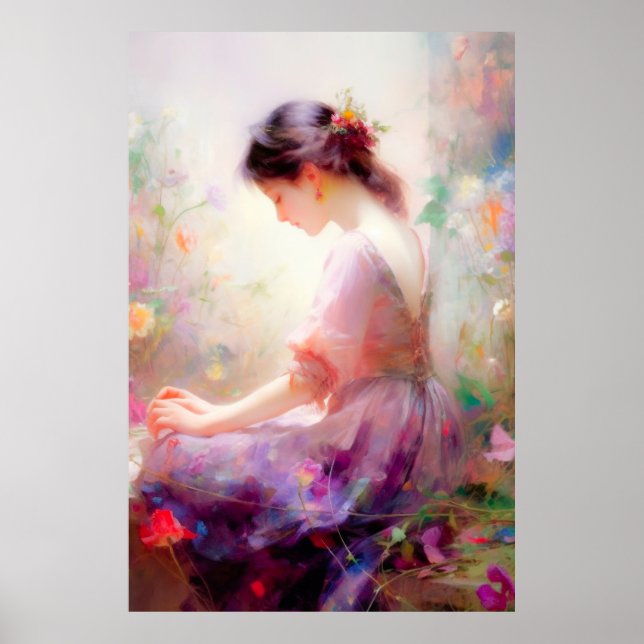 Ein Traum von Blume Poster (Vorne)