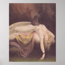 Ein Traum von Henry Fuseli in der Mitternacht Poster