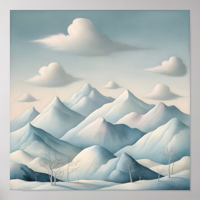 Ein traumhaftes Winterwunderland Poster (Vorne)