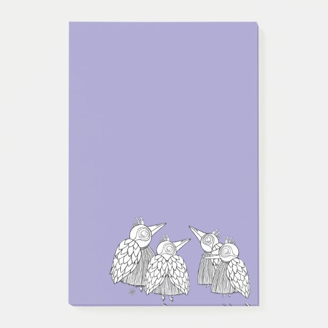 Ein Treffen der Vögel Post-it Klebezettel (Vorderseite)