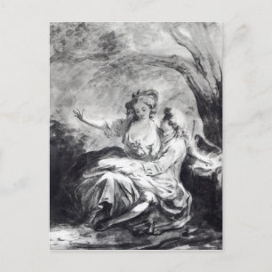 Ein Treffpunkt für die Liebe Postkarte