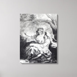 Ein Treffpunkt für Liebe Leinwanddruck