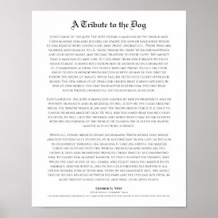 Ein Tribut an den Hund, den besten Freund des Mens Poster