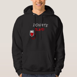 Ein Tropfen von Herzblut Spender medizinisches Bew Hoodie
