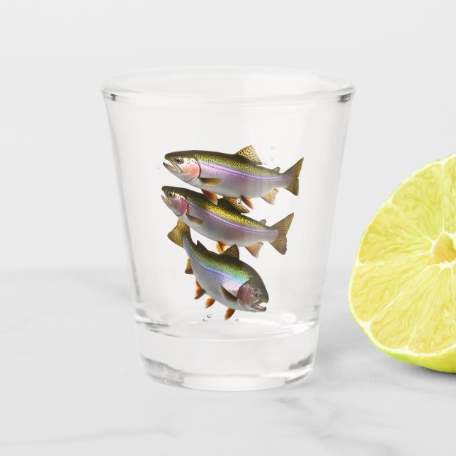 Ein Trostpfeil Schnapsglas (Vorderseite)