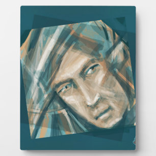 Ein trotziger grüner Elf Fotoplatte