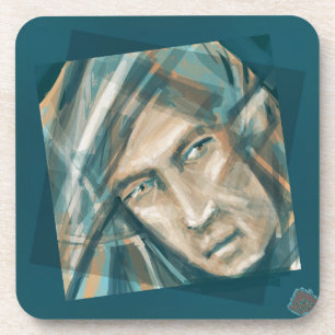 Ein trotziger grüner Elf Getränkeuntersetzer