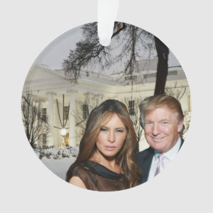 Ein Trump-Weihnachten: Donald und Melania Ornament