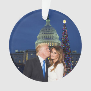 Ein Trump-Weihnachten: Donald und Melania Ornament
