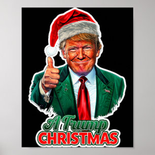 Ein Trump Weihnachten Poster