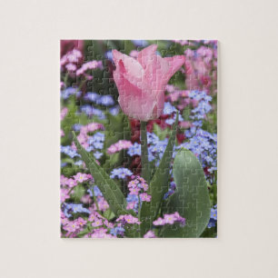 Ein Tulp in den Luxembourg Gardens, Paris, Frankre Puzzle
