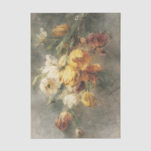 Ein Tulpenstrauß von Margaretha Roosenbloom Seidenpapier