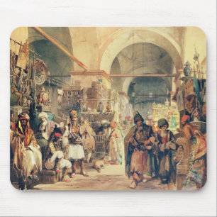Ein türkischer Basar, 1854 (Bleistift u. w/c auf Mousepad