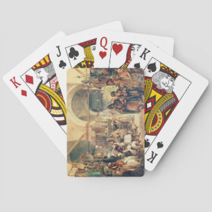 Ein türkischer Basar, 1854 (Bleistift und Papier) Spielkarten