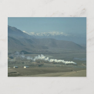 Ein türkisches 2-8-2 umschließt den See des Keban- Postkarte