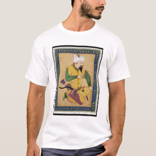 Ein turkoman-oder Mongole-Leiter, der einen Pfeil, T-Shirt