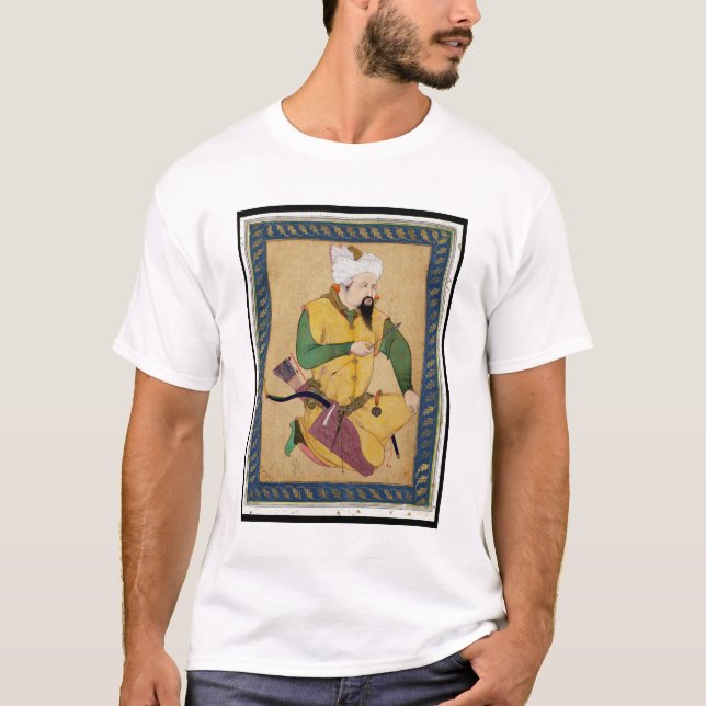 Ein turkoman-oder Mongole-Leiter, der einen Pfeil, T-Shirt (Vorderseite)