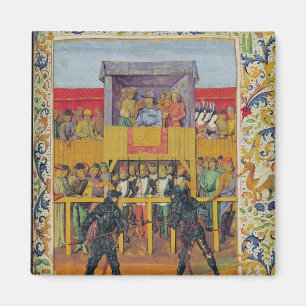 Ein Turnier des Nahkampfs Magnet