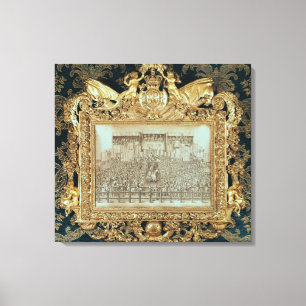 Ein Turnier Leinwanddruck