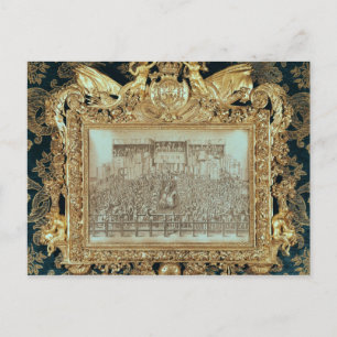 Ein Turnier Postkarte