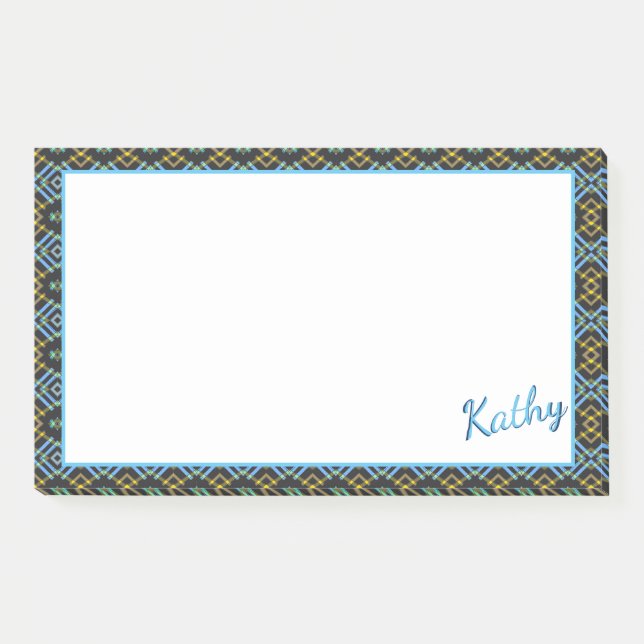 Ein übergroßer Beitrag für Kathy oder Sie Post-it Klebezettel (Vorderseite)