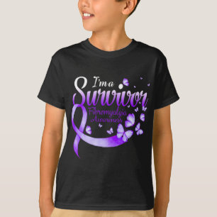 Ein Überlebender fibromyalgischer Schmetterling 1 T-Shirt