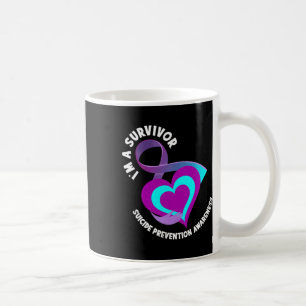 Ein Überlebender unterstützt das Bewusstsein für S Kaffeetasse