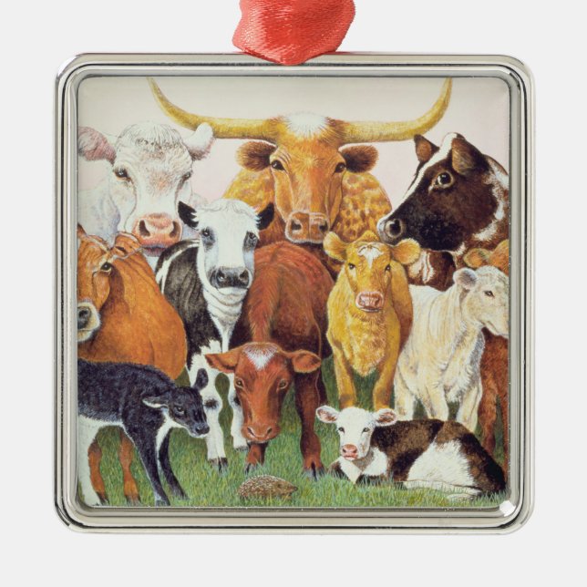 Ein überraschender Fremder Ornament Aus Metall (Vorne)