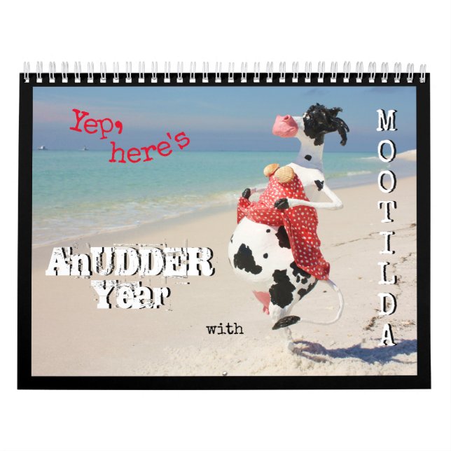 Ein UDDER Jahr wird Sie mit Mootilda zum Lachen br Kalender (Titelbild)