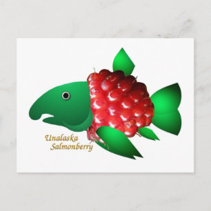 Ein Unalaska Salmonberry Postkarte