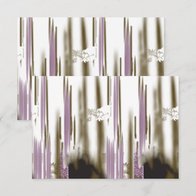 Ein unberührter See inmitten schneebedeckter Berge Dankeskarte (Vorne/Hinten)