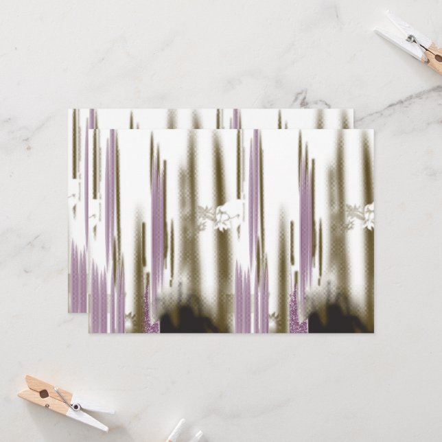 Ein unberührter See inmitten schneebedeckter Berge Einladung (Vorderseite/Rückseite Beispiel)