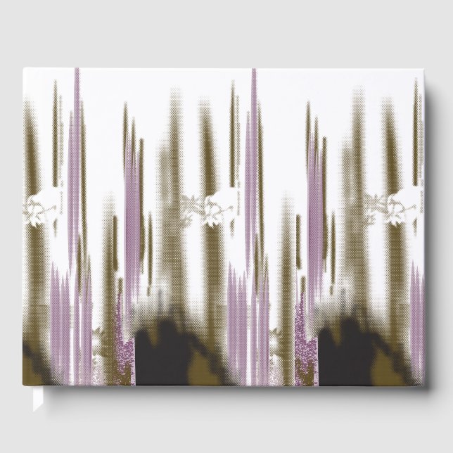 Ein unberührter See inmitten schneebedeckter Berge Gästebuch (Vorderseite)