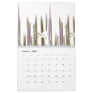 Ein unberührter See inmitten schneebedeckter Berge Kalender