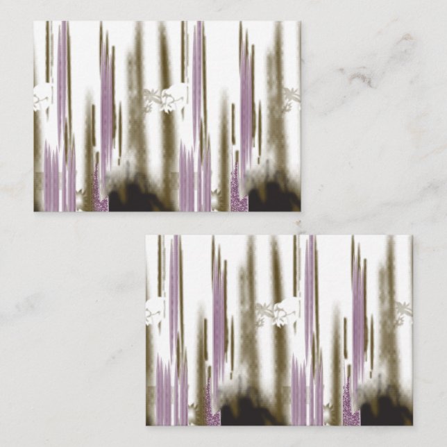 Ein unberührter See inmitten schneebedeckter Berge Platzkarte (Vorne/Hinten)