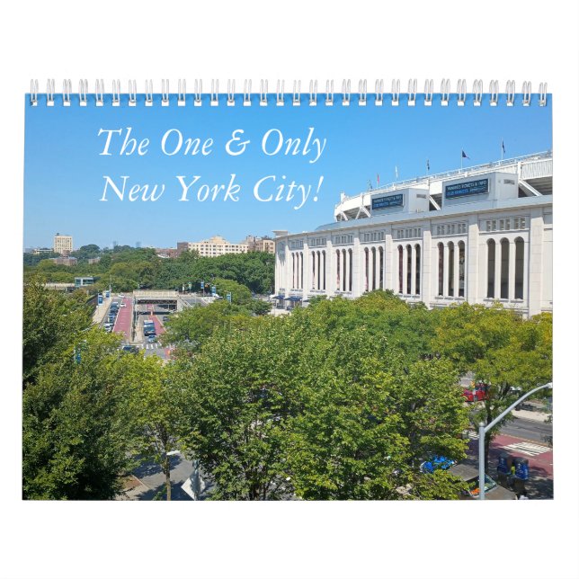 Ein und der einzige NYC-Wandkalender Kalender (Titelbild)